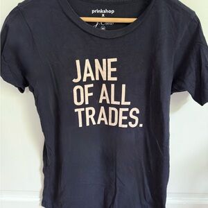 J.Crew Navy Blue XS Cotton Tee